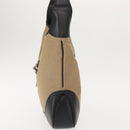 GUCCI Jackie Shoulder Bag Canvas Beige Silver 001 3346 Auth 148389-4
