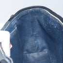 GUCCI GG Supreme Sherry Line Shoulder Bag PVC Navy Gold 904 02 069 Auth 148394-19