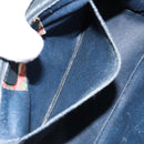 GUCCI GG Supreme Sherry Line Shoulder Bag PVC Navy Gold 904 02 069 Auth 148394-21