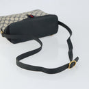 GUCCI GG Supreme Sherry Line Shoulder Bag PVC Navy Gold 904 02 069 Auth 148394-7