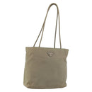 PRADA Tote Bag Nylon Gray Auth 148395-1