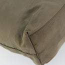 PRADA Tote Bag Nylon Gray Auth 148395-17