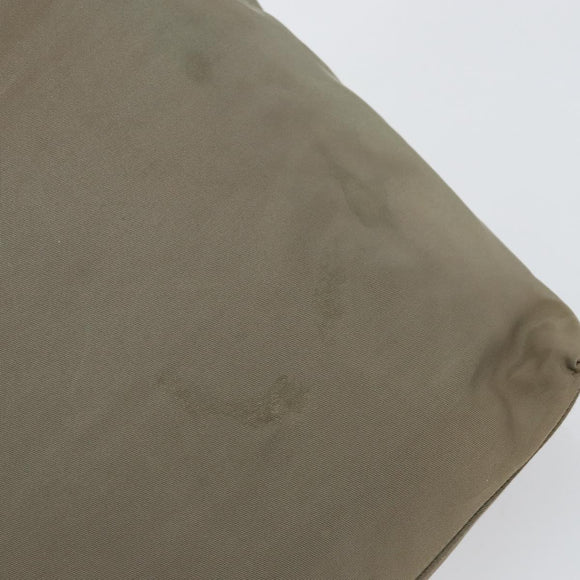 PRADA Tote Bag Nylon Gray Auth 148395