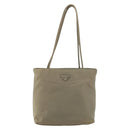 PRADA Tote Bag Nylon Gray Auth 148395-13