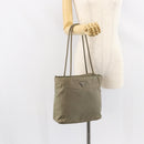 PRADA Tote Bag Nylon Gray Auth 148395-24