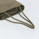 PRADA Tote Bag Nylon Gray Auth 148395-7