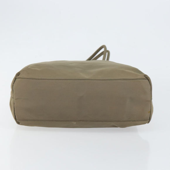 PRADA Tote Bag Nylon Gray Auth 148395