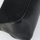 PRADA Shoulder Bag Nylon Black Silver Auth 148396-11