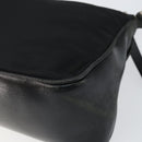 PRADA Shoulder Bag Nylon Black Silver Auth 148396-12