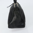 PRADA Shoulder Bag Nylon Black Silver Auth 148396-4