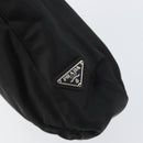 PRADA Shoulder Bag Nylon Black Silver Auth 148397-17