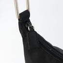 PRADA Shoulder Bag Nylon Black Silver Auth 148397-10