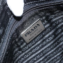 PRADA Shoulder Bag Nylon Black Silver Auth 148397-18
