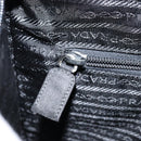 PRADA Shoulder Bag Nylon Black Silver Auth 148397-21