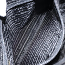 PRADA Shoulder Bag Nylon Black Silver Auth 148397-22