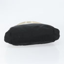 PRADA Shoulder Bag Nylon Black Silver Auth 148397-5