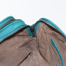 BOTTEGA VENETA INTRECCIATO Shoulder Bag Leather Turquoise Blue Auth 148399-18