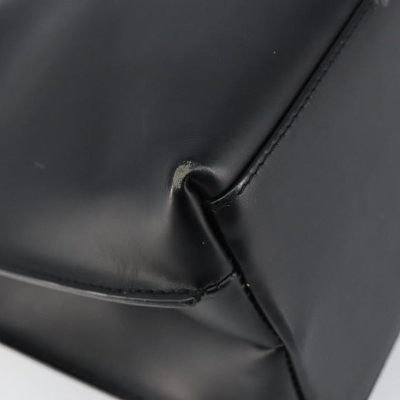 GUCCI Shoulder Bag Leather Black Silver 001 3015 3754 Auth 148401