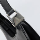 GUCCI Shoulder Bag Leather Black Silver 001 3015 3754 Auth 148401-9