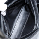 GUCCI Shoulder Bag Leather Black Silver 001 3015 3754 Auth 148401-11