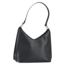 GUCCI Shoulder Bag Leather Black Silver 001 3015 3754 Auth 148401-1