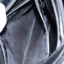 GUCCI Shoulder Bag Leather Black Silver 001 3015 3754 Auth 148401-22