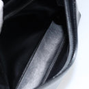 GUCCI Shoulder Bag Leather Black Silver 001 3015 3754 Auth 148401-23