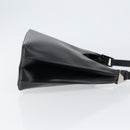 GUCCI Shoulder Bag Leather Black Silver 001 3015 3754 Auth 148401-3