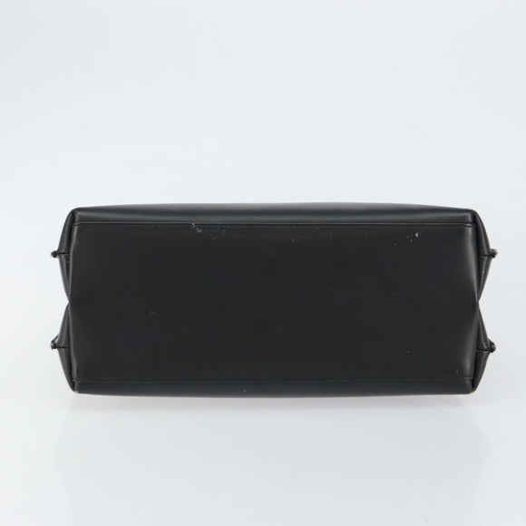 GUCCI Shoulder Bag Leather Black Silver 001 3015 3754 Auth 148401