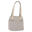 GUCCI GG Canvas Tote Bag Gray 002 1075 Auth 148402-1