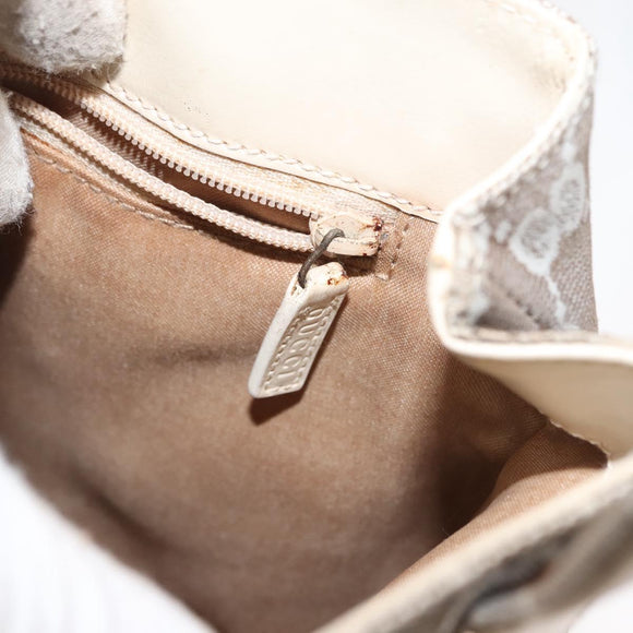 GUCCI GG Canvas Tote Bag Gray 002 1075 Auth 148402