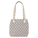 GUCCI GG Canvas Tote Bag Gray 002 1075 Auth 148402-2