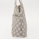 GUCCI GG Canvas Tote Bag Gray 002 1075 Auth 148402-3