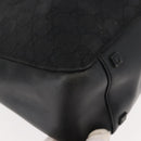 GUCCI GG Canvas Tote Bag Black 94898 Auth 148408-9