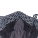 GUCCI GG Canvas Tote Bag Black 94898 Auth 148408-17