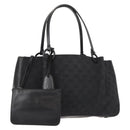 GUCCI GG Canvas Tote Bag Black 94898 Auth 148408-1