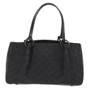 GUCCI GG Canvas Tote Bag Black 94898 Auth 148408-2