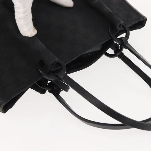 GUCCI GG Canvas Tote Bag Black 94898 Auth 148408