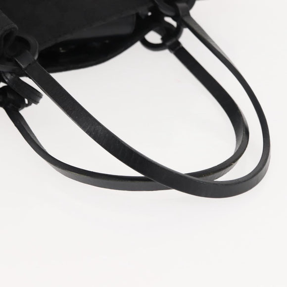 GUCCI GG Canvas Tote Bag Black 94898 Auth 148408