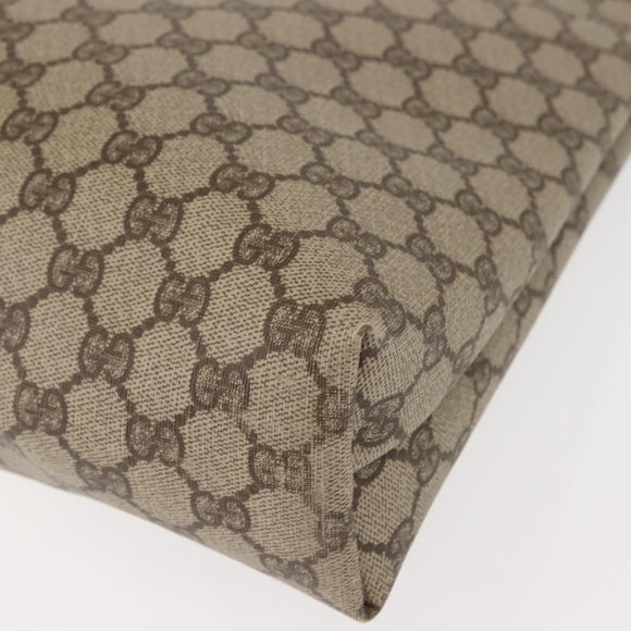 GUCCI GG Supreme Tote Bag PVC Beige Gold 002 39 6130 9411 Auth 148410