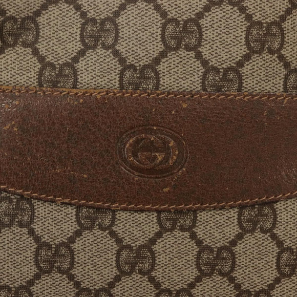 GUCCI GG Supreme Tote Bag PVC Beige Gold 002 39 6130 9411 Auth 148410