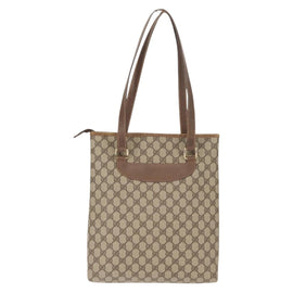 GUCCI GG Supreme Tote Bag PVC Beige Gold 002 39 6130 9411 Auth 148410 - 0