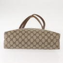 GUCCI GG Supreme Tote Bag PVC Beige Gold 002 39 6130 9411 Auth 148410-5