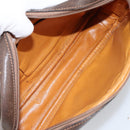 GUCCI GG Supreme Web Sherry Line Shoulder Bag PVC Beige Gold Red Auth 148413-10