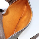 GUCCI GG Supreme Web Sherry Line Shoulder Bag PVC Beige Gold Red Auth 148413-20