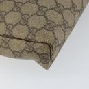 GUCCI GG Supreme Shoulder Bag PVC Beige Gold 223666 Auth 148414-16