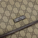 GUCCI GG Supreme Shoulder Bag PVC Beige Gold 223666 Auth 148414-17
