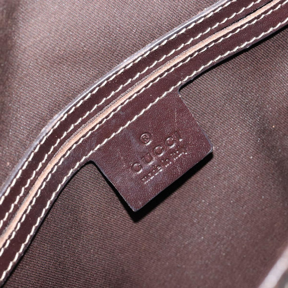 GUCCI GG Supreme Shoulder Bag PVC Beige Gold 223666 Auth 148414