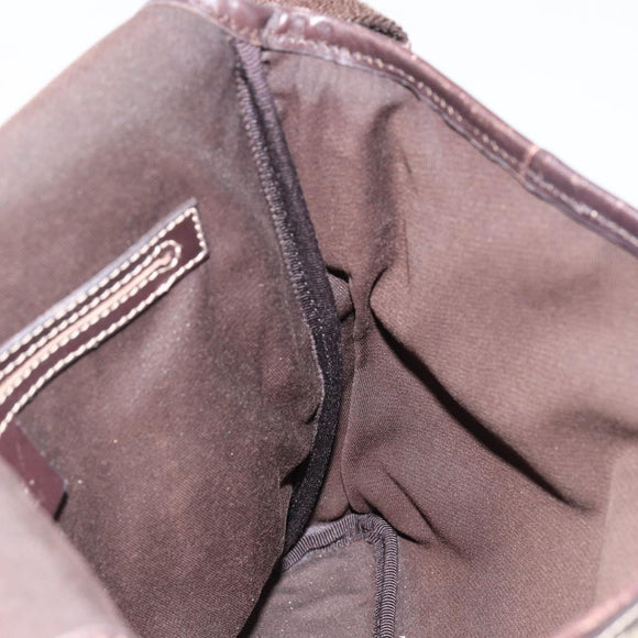 GUCCI GG Supreme Shoulder Bag PVC Beige Gold 223666 Auth 148414