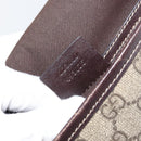 GUCCI GG Supreme Shoulder Bag PVC Beige Gold 223666 Auth 148414-12